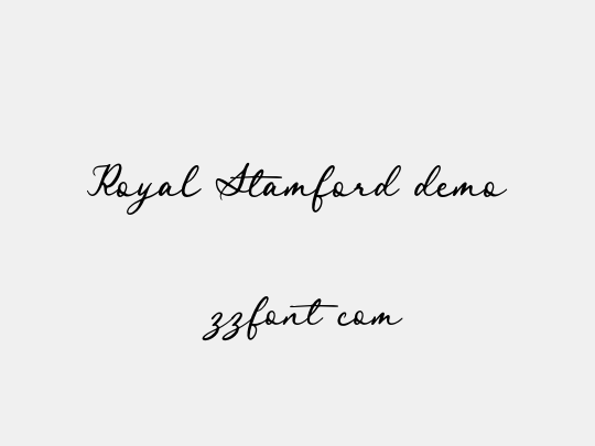 Royal Stamford demo