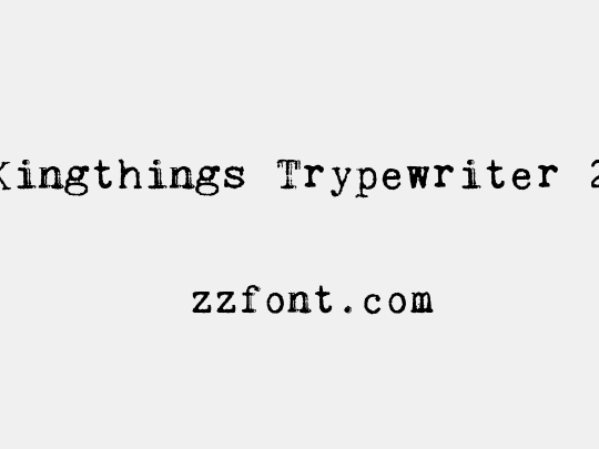 Kingthings Trypewriter 2