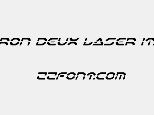 Oberon Deux Laser Italic