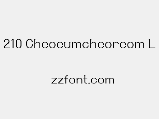 210 Cheoeumcheoreom L