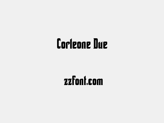 Corleone Due