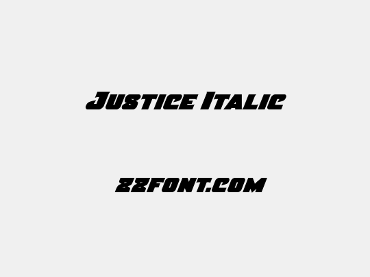 Justice Italic