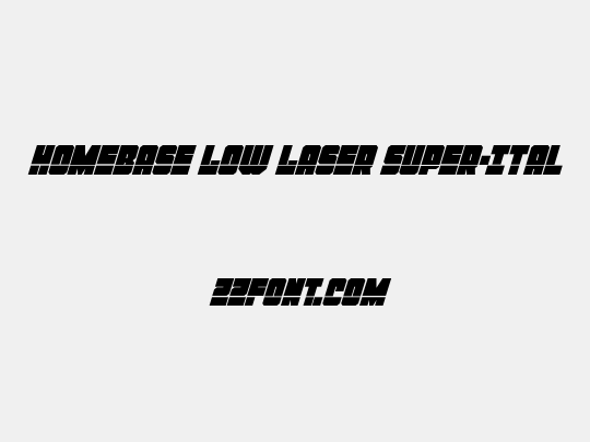 Homebase Low Laser Super-Ital