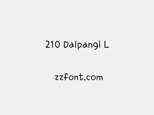 210 Dalpangi L