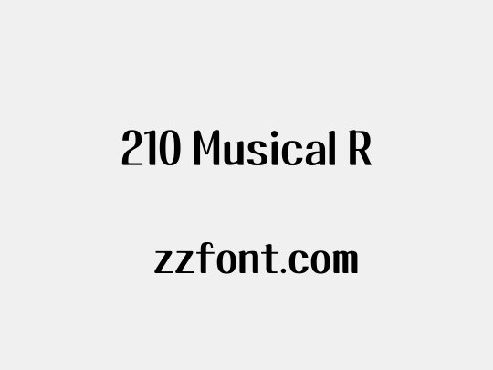 210 Musical R