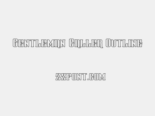 Gentleman Caller Outline