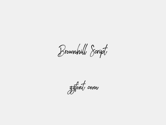 Brownhill Script