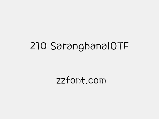 210 SaranghanalOTF