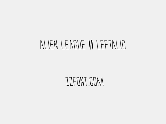 Alien League II Leftalic