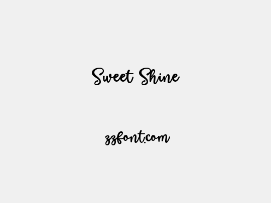 Sweet Shine