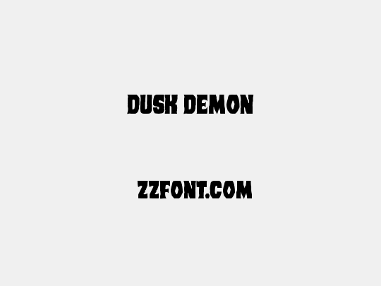 Dusk Demon