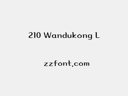 210 Wandukong L