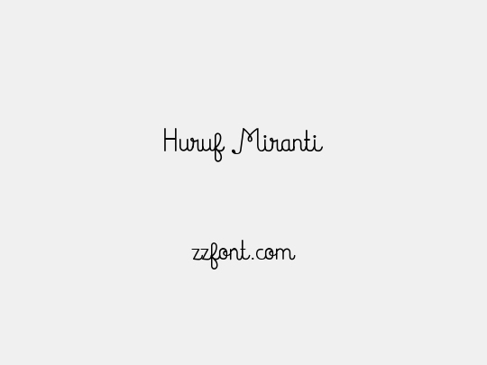 Huruf Miranti