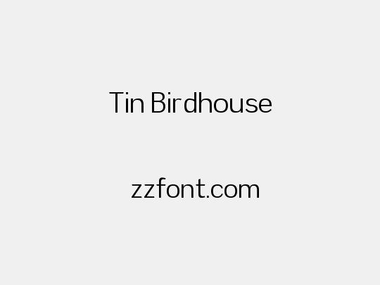 Tin Birdhouse