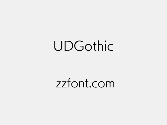 UDGothic