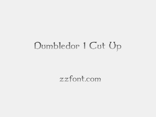 Dumbledor 1 Cut Up