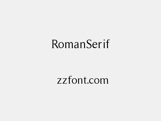 RomanSerif