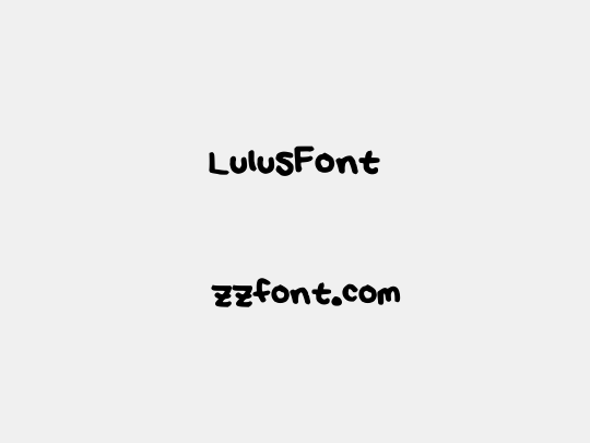 LulusFont