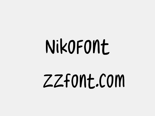 NikoFont