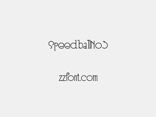 SpeedballNo3