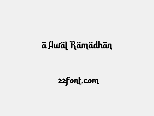 a Awal Ramadhan