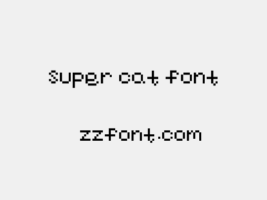 super cat font