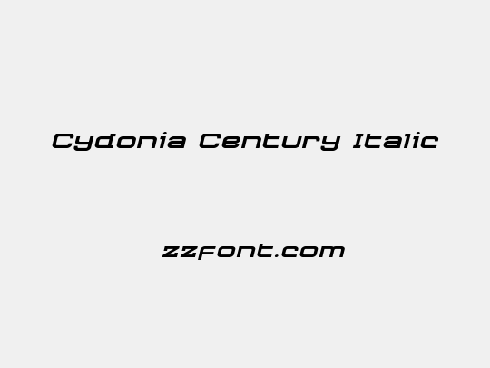 Cydonia Century Italic