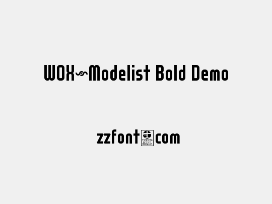 WOX~Modelist Bold Demo