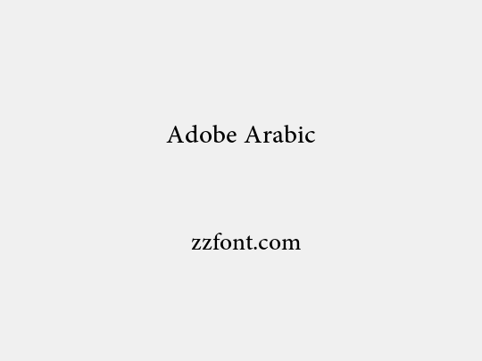 Adobe Arabic