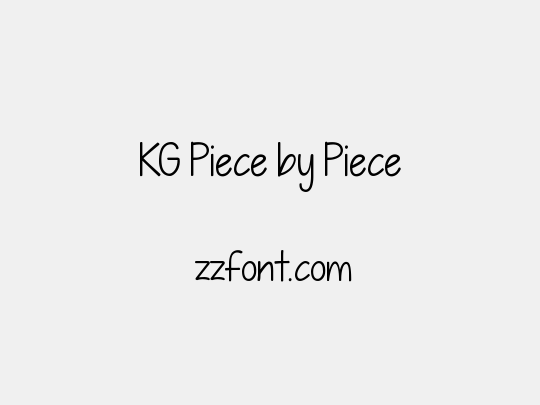 KG Piece by Piece