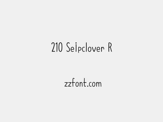 210 Seipclover R