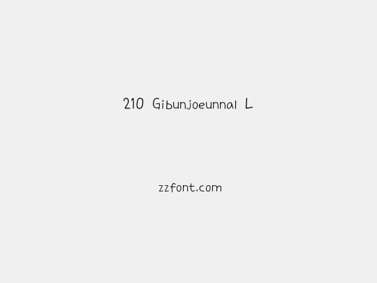 210 Gibunjoeunnal L