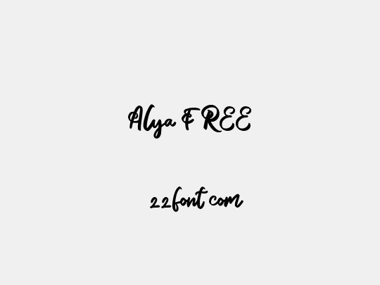 Alya FREE