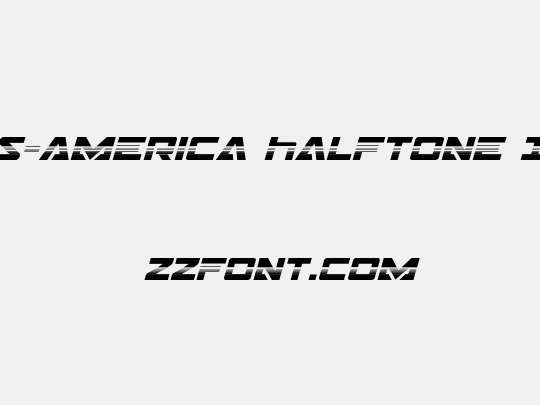 Trans-America Halftone Italic