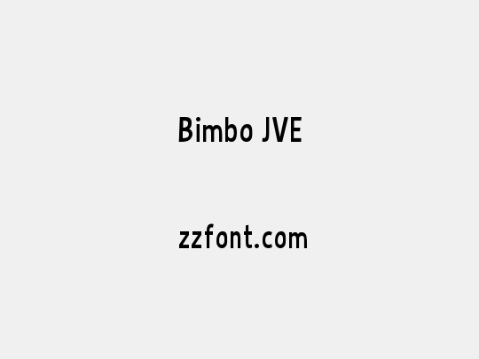 Bimbo JVE