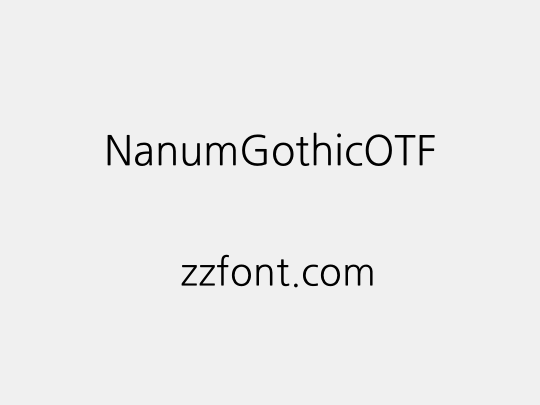 NanumGothicOTF