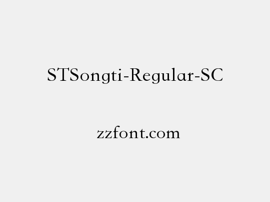 STSongti-Regular-SC