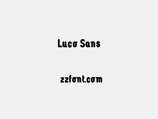 Luco Sans