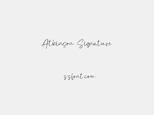 Atkinson Signature