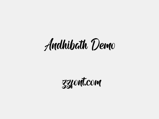 Andhibath Demo