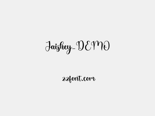 Jaishey_DEMO