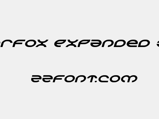 Aetherfox Expanded Italic