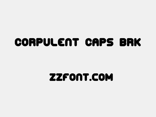 Corpulent Caps BRK