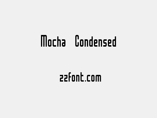 Mocha Condensed