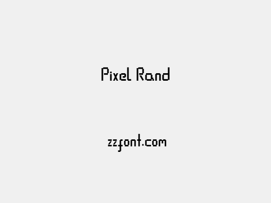 Pixel Rand