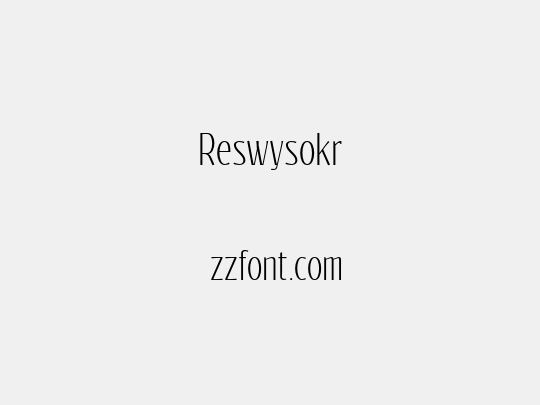 Reswysokr