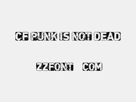 CF Punk is not Dead