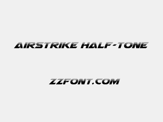 Airstrike Half-Tone