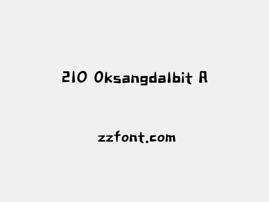 210 Oksangdalbit R