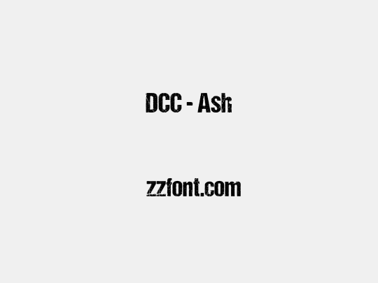 DCC - Ash